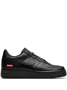 X Supreme Air Force 1 Low Mini Box Logo Black Sneakers