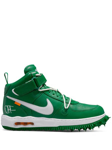X Off-White Air Force 1 Mid Pine Green Sneakers